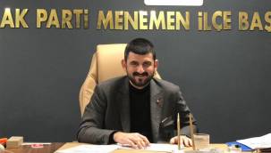 AK Parti Menemen İlçe Başkanı Muzaffer Sıtkı Yüksel'den Durmaz Bayraktar'a tam destek