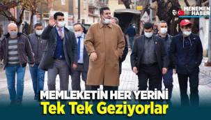 Menemen'i hizmet için geziyorlar