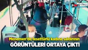 İzmir'de tesettürlü kadına saldırının görüntüleri ortaya çıktı