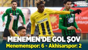 Menemen'de Gol Şov! Menemenspor: 6 - Akhisarspor: 2