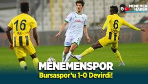 Menemenspor Bursaspor'u 1-0 devirdi!