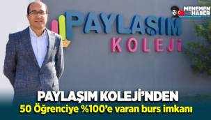 Paylaşım Koleji'nden 50 Öğrenciye %100'e varan burs imkanı