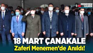 18 Mart Çanakkale Zaferi Menemen'de anıldı