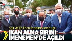 Kızılay Kan alma birimi Menemen'de törenle açıldı