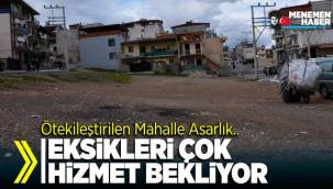 Ötekileştirilen Mahalle Asarlık! Eksikleri çok hizmet bekliyor..