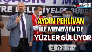 Aydın Pehlivan AK Belediyecilik ile Menemen'de yüzleri güldürdü