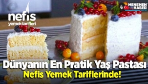 Dünyanın En Pratik Yaş Pastası Nefis Yemek Tariflerinde!