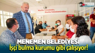 Menemen Belediyesi iş bulma kurumu gibi çalışıyor