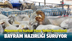Menemen’de bayram hazırlığı