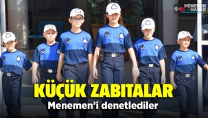 Çocuk zabıtalar Menemen'de esnafı denetlediler