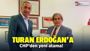Koltuktan el çektirilen Turan Erdoğan'a CHP'den yeni atama!