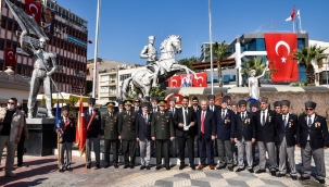 MENEMEN’İN KURTULUŞ GÜNÜ SADE BİR TÖRENLE KUTLANDI