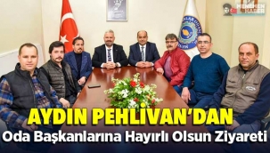 Başkan Vekili Pehlivan'dan Oda Başkanlarına 'Hayırlı olsun' ziyareti