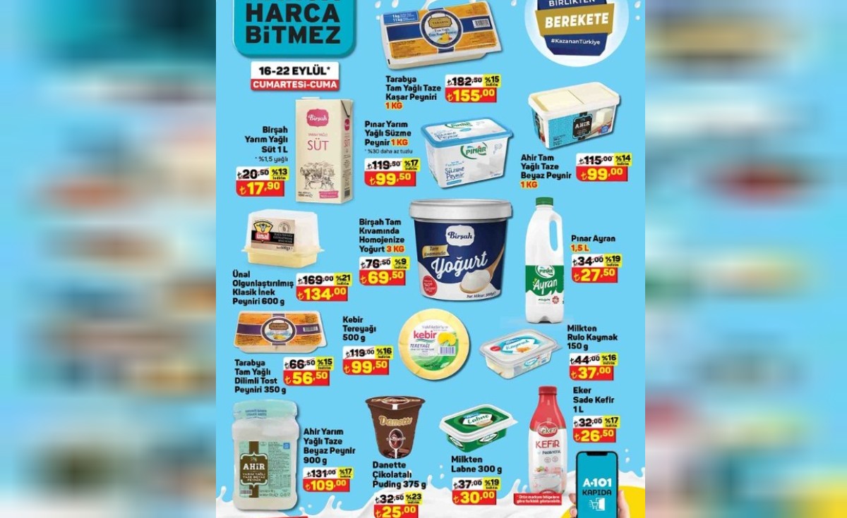 a101 16 22 eylül aktüel ürünler