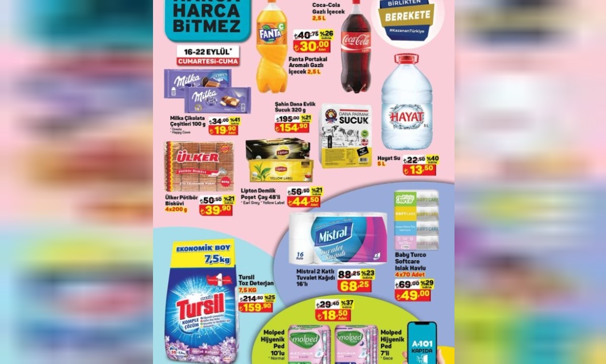 a101 16 22 eylül aktüel ürünler