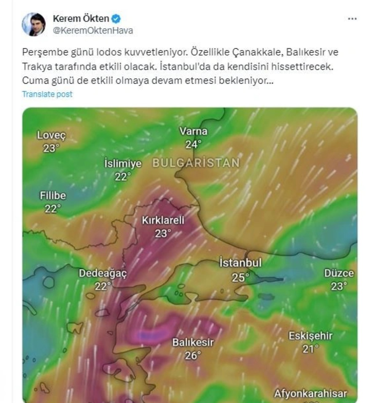 Gün ve saat uyarısı yapıldı! Edirne, İstanbul, Tekirdağ ve Çanakkale çok etkilenecek