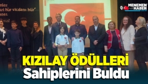 Kızılay Ödülleri Menemen'de Sahiplerini Buldu