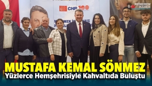 Mustafa Kemal Sönmez Yüzlerce Hemşehrisiyle Kahvaltıda Buluştu