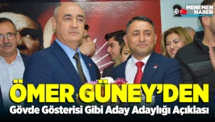 Ömer Güney'den gövde gösterisi gibi aday adaylığı açıklaması