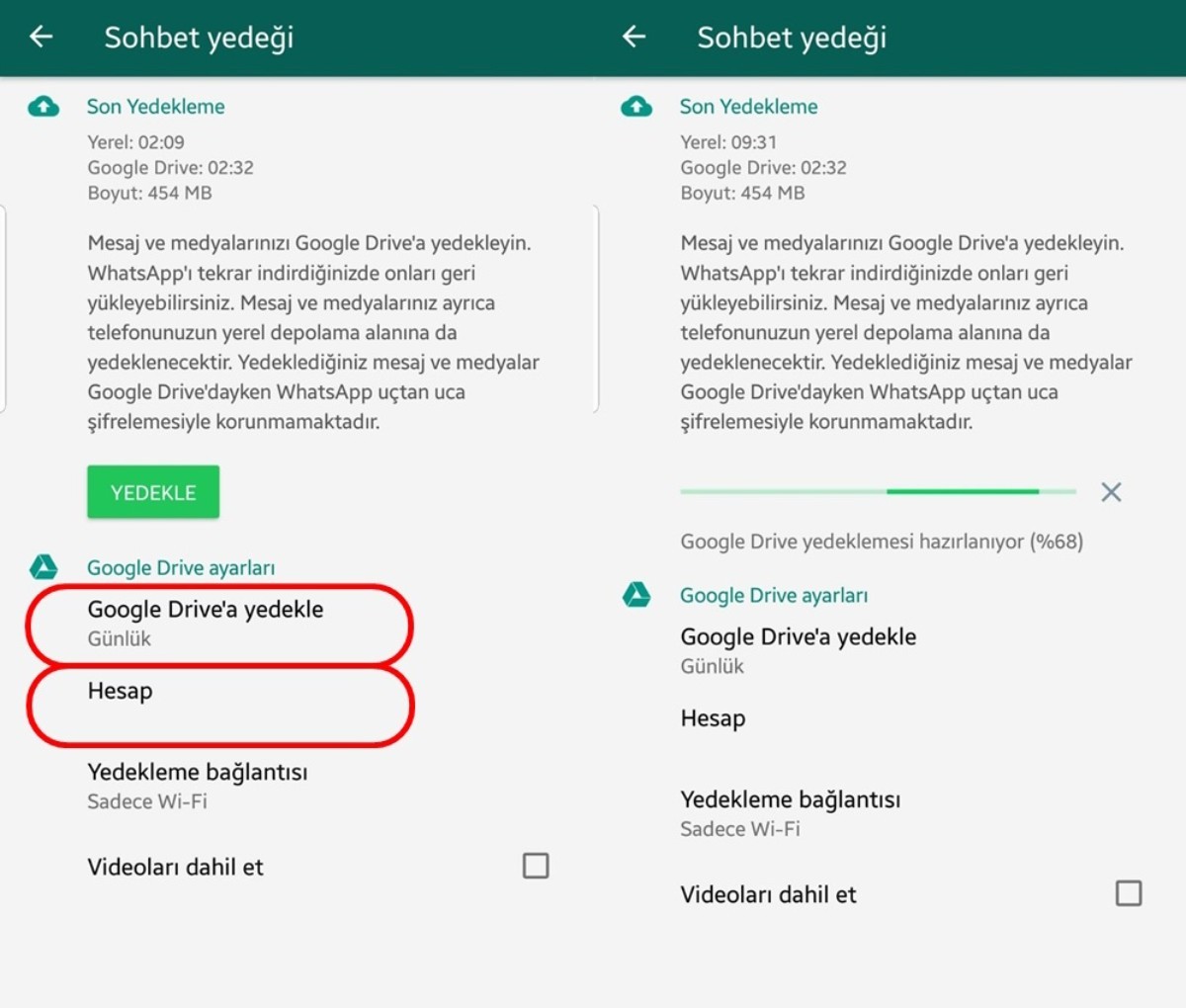 WhatsApp beta kullanıcılarının mesaj depolama alanı Google Drive'a yedeklenecek.