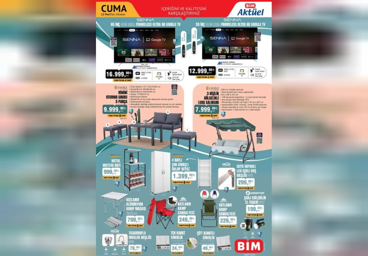 bim aktüel ürünler mart 2024