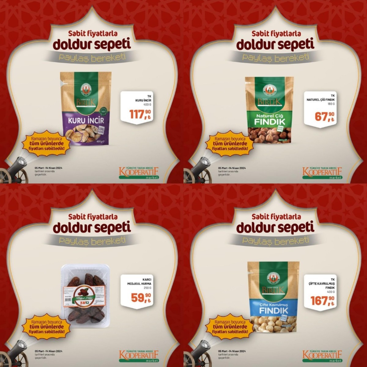 TARIM KREDİ MARKETİ 5 MART - 14 NİSAN 2024 İNDİRİMLİ ÜRÜNLER KATALOĞU