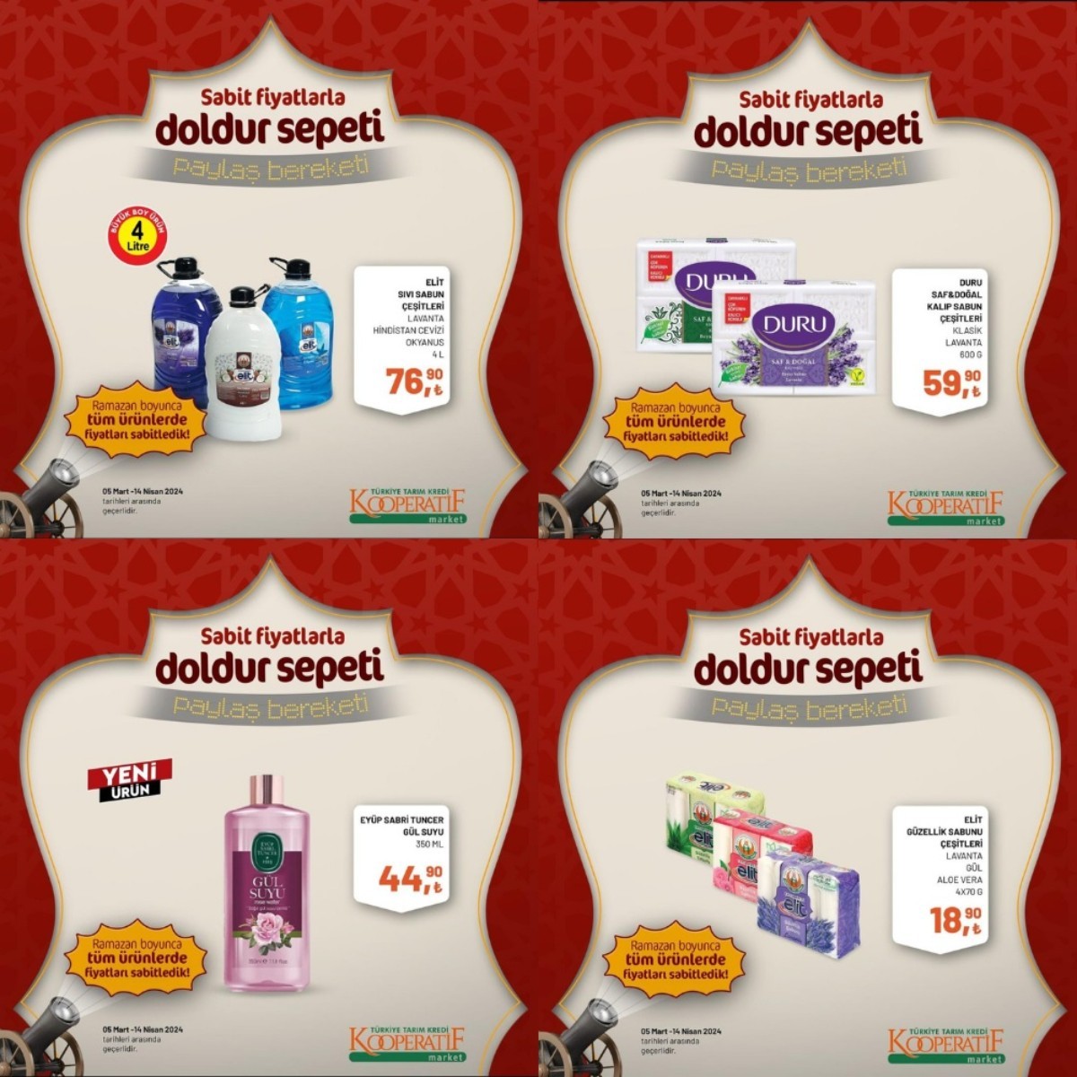 TARIM KREDİ MARKETİ 5 MART - 14 NİSAN 2024 İNDİRİMLİ ÜRÜNLER KATALOĞU