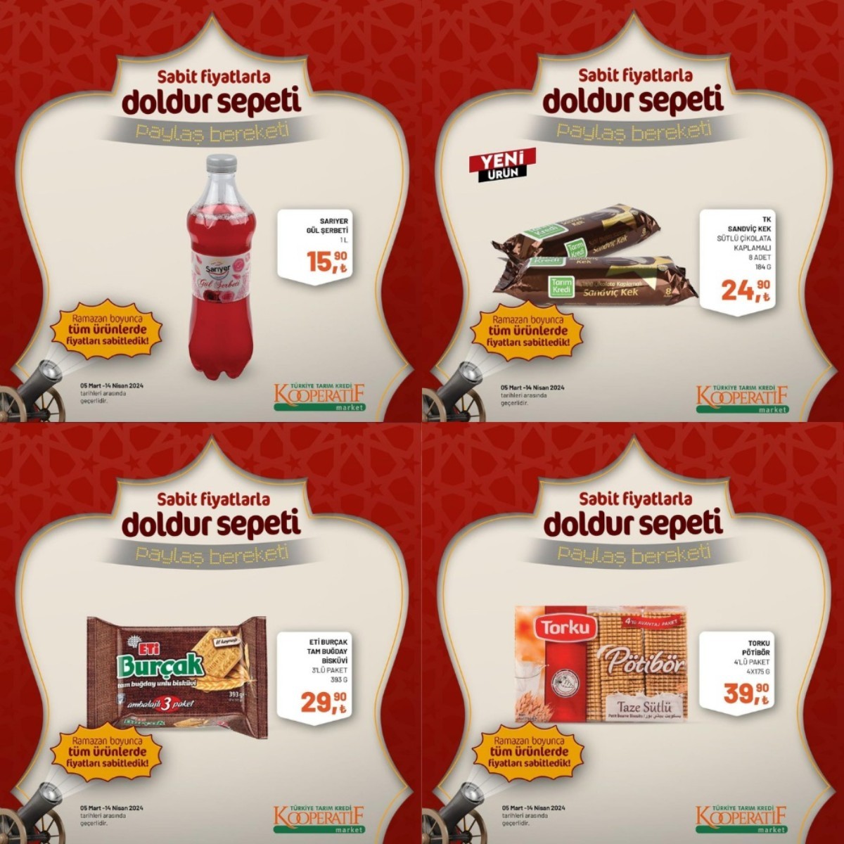 TARIM KREDİ MARKETİ 5 MART - 14 NİSAN 2024 İNDİRİMLİ ÜRÜNLER KATALOĞU