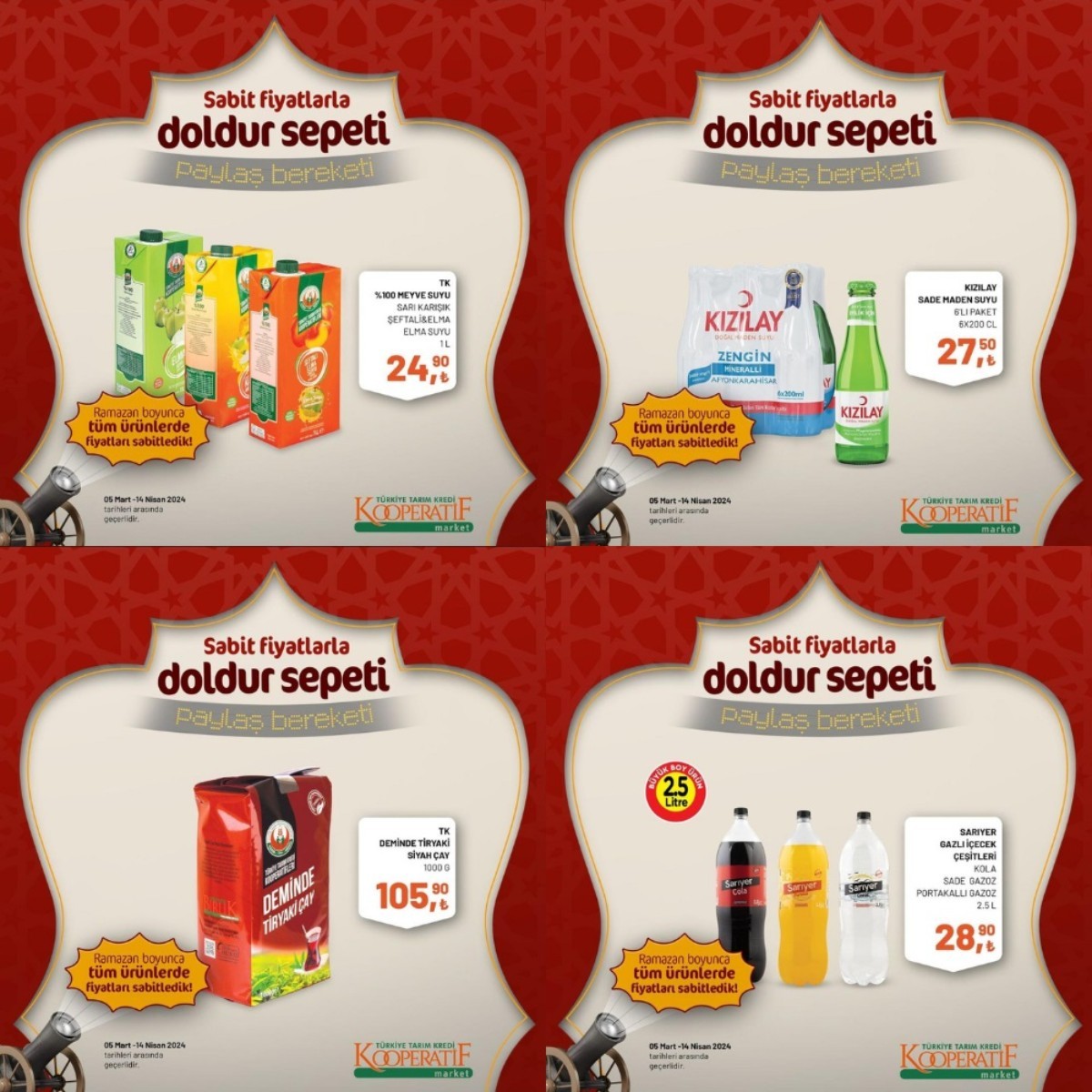 TARIM KREDİ MARKETİ 5 MART - 14 NİSAN 2024 İNDİRİMLİ ÜRÜNLER KATALOĞU