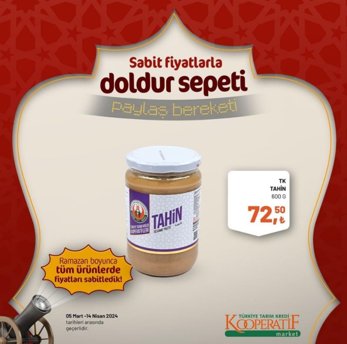 TARIM KREDİ MARKETİ 5 MART - 14 NİSAN 2024 İNDİRİMLİ ÜRÜNLER KATALOĞU