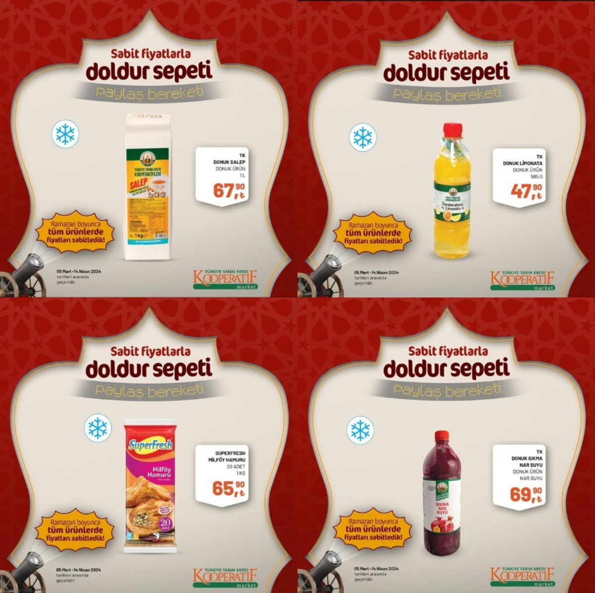 TARIM KREDİ MARKETİ 5 MART - 14 NİSAN 2024 İNDİRİMLİ ÜRÜNLER KATALOĞU
