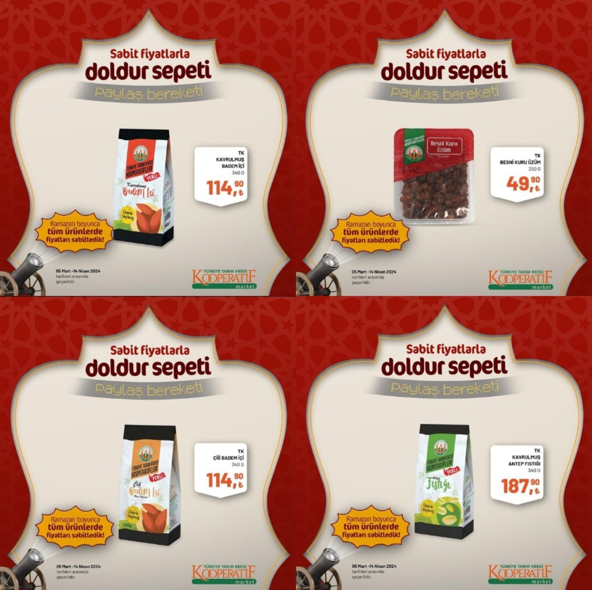 TARIM KREDİ MARKETİ 5 MART - 14 NİSAN 2024 İNDİRİMLİ ÜRÜNLER KATALOĞU