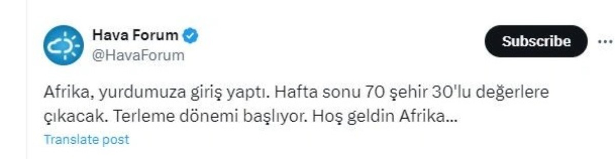 Cuma, cumartesi, pazar günlerine dikkat! Afrika üzerinden Türkiye'ye geldi