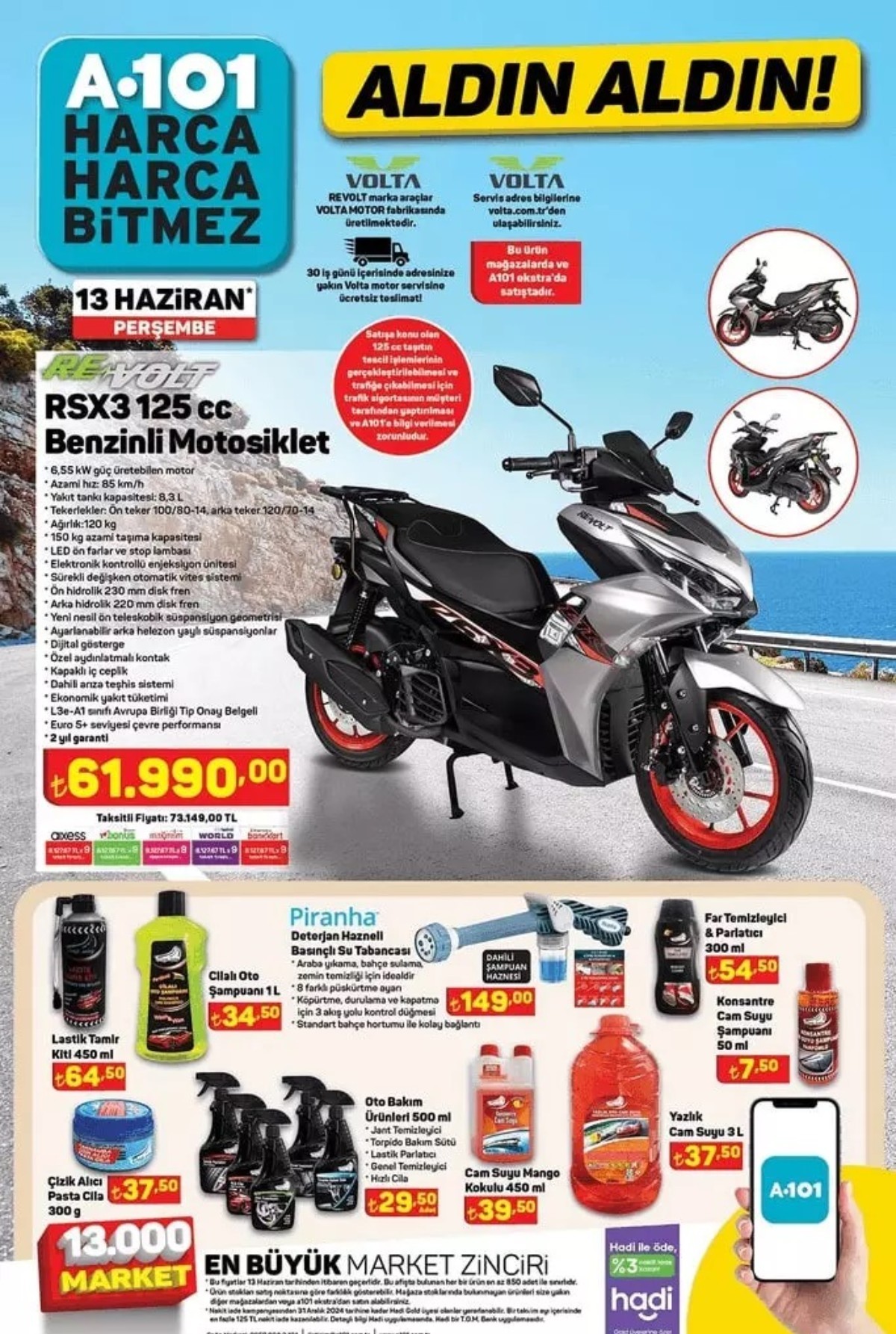 A101 13 Haziran 2024 Güncel Ürün Listesi
