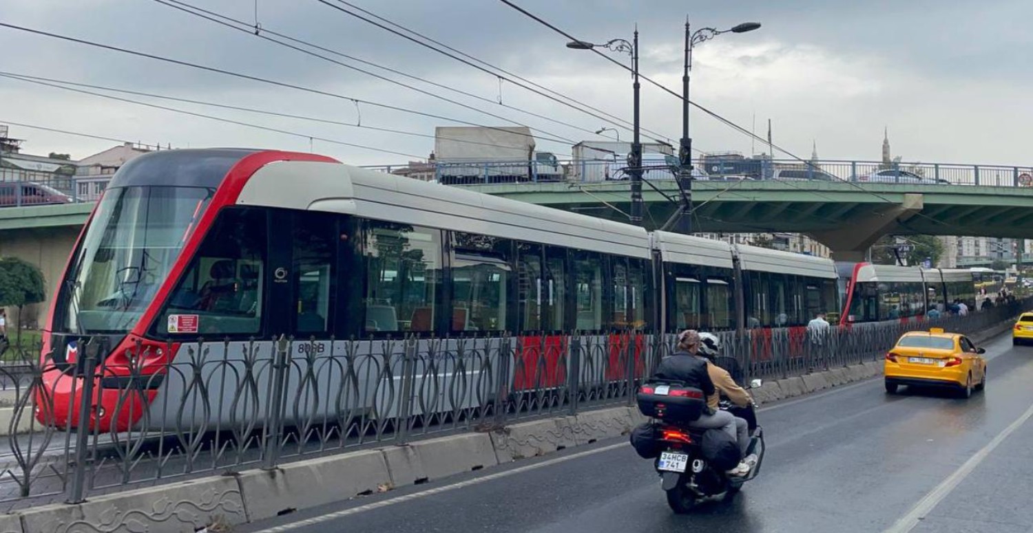 İSTANBULDA TRAMWAY HATTI