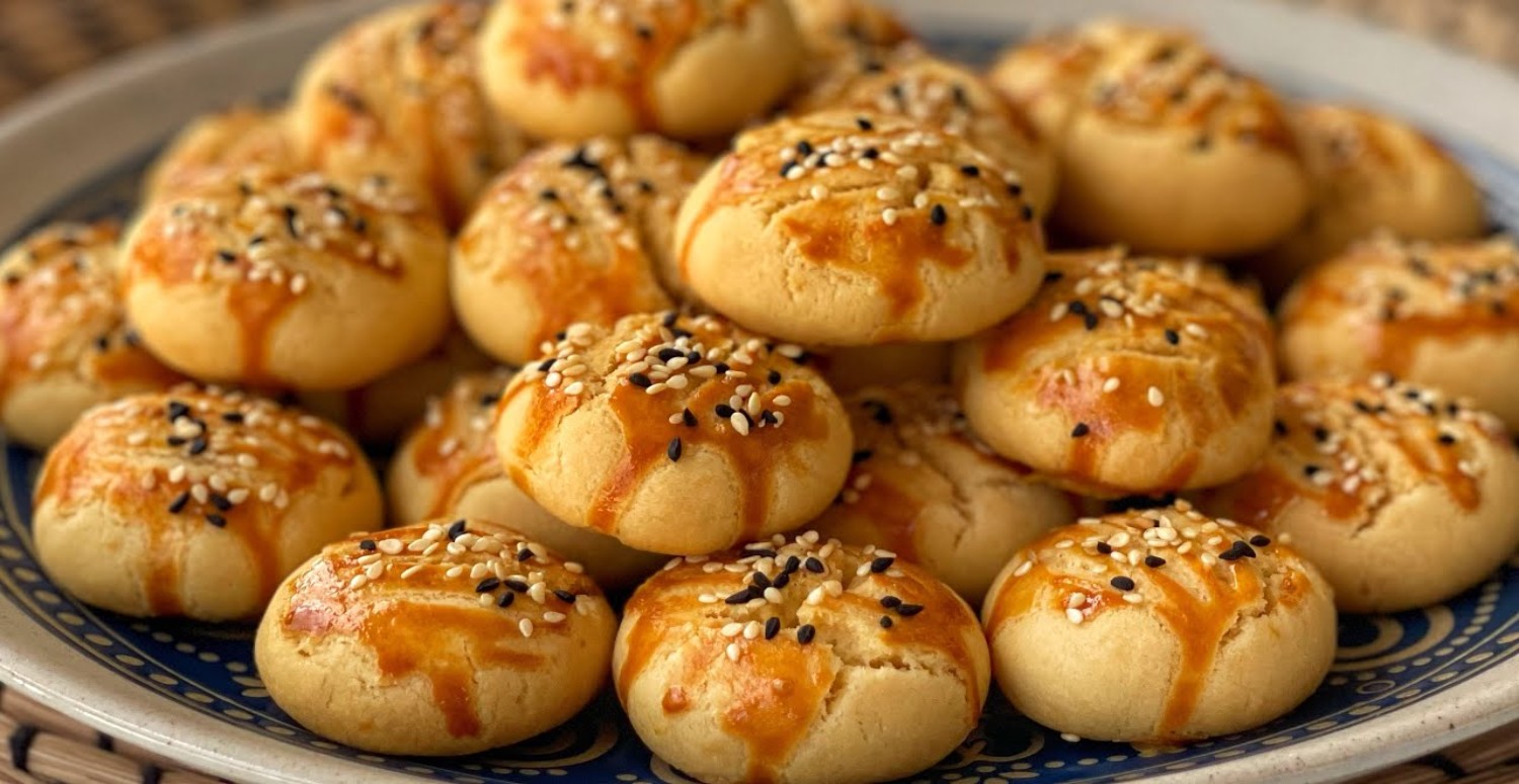 2 yemek kaşığı ekleyince kıyır kıyır oluyor! Yunan usulü tuzlu kurabiyenin sırrı verildi!