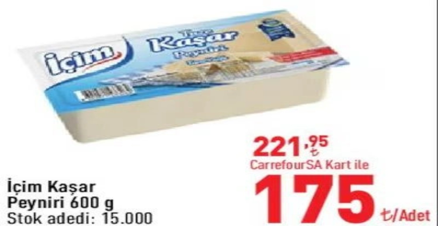 Peynir çeşitlerinde büyük indirim var! CarrefourSA 1-2-3-4-5 Temmuz aktüel ürünler listesi