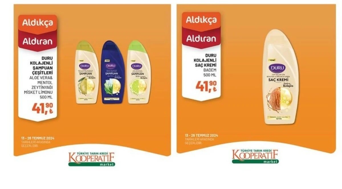Tarım Kredi Market 28-29-30-31 Temmuz indirimi
