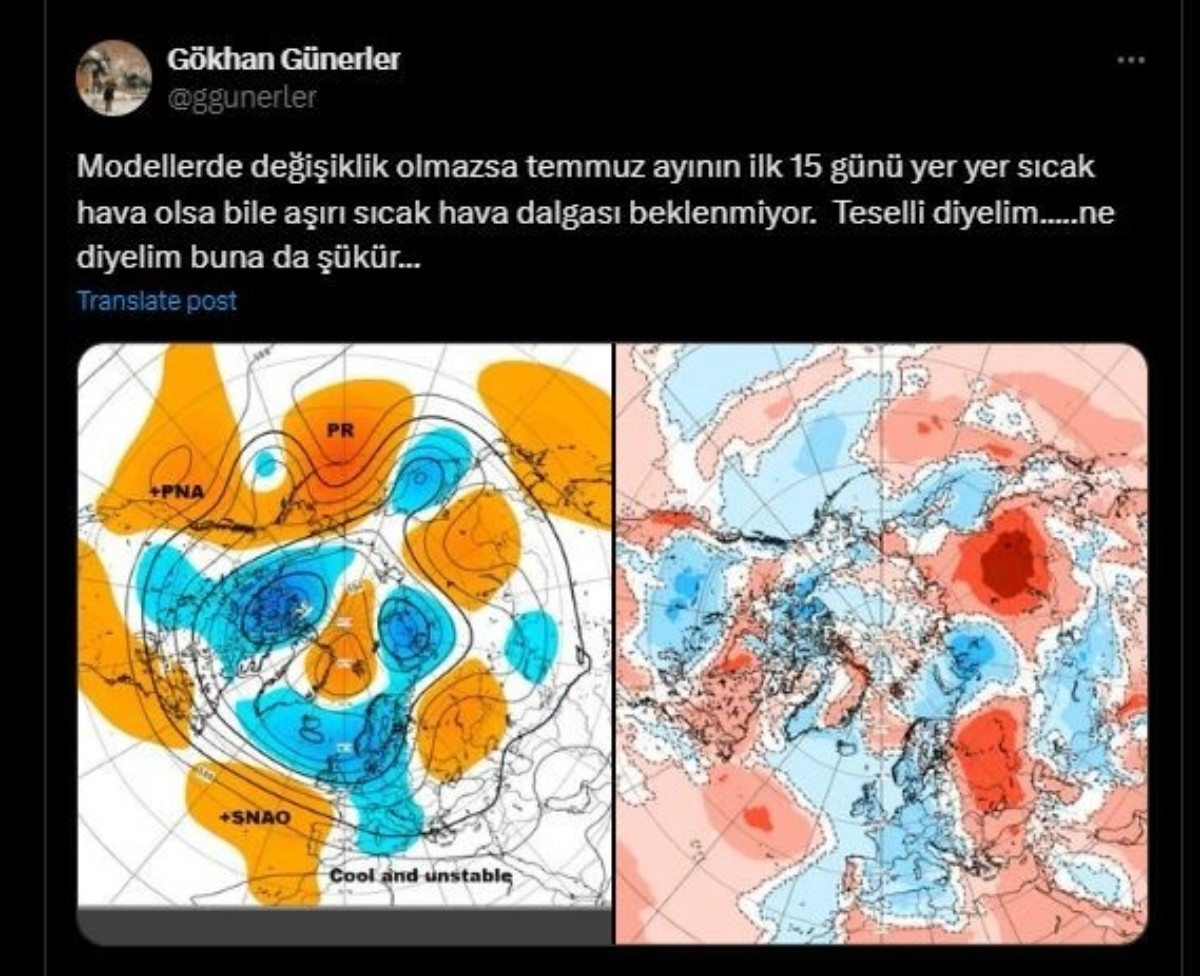 Türkiye'ye 2 hafta sürprizi geldi