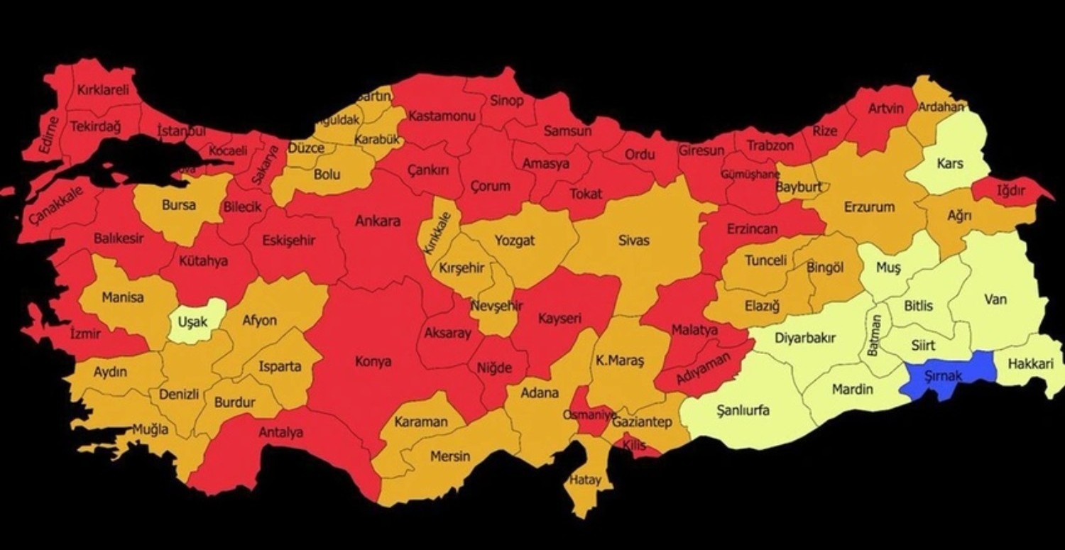 Türkiye'ye sağdan soldan geliyor! Harita kırmızıya bulandı: Günlerce devam edecek