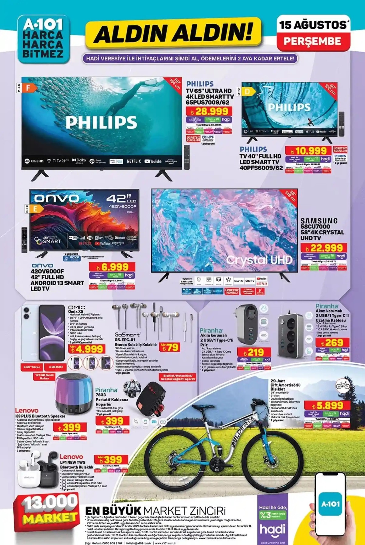 15 Ağustos 2024 A101 Güncel Katalog