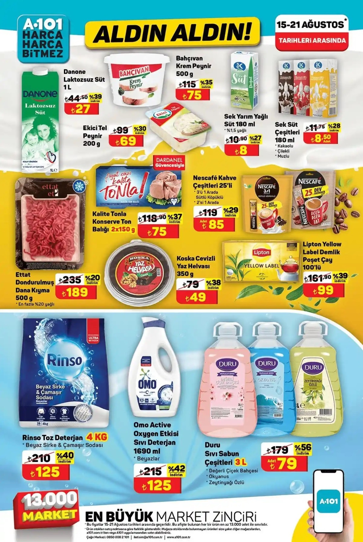 15 Ağustos 2024 A101 Güncel Katalog