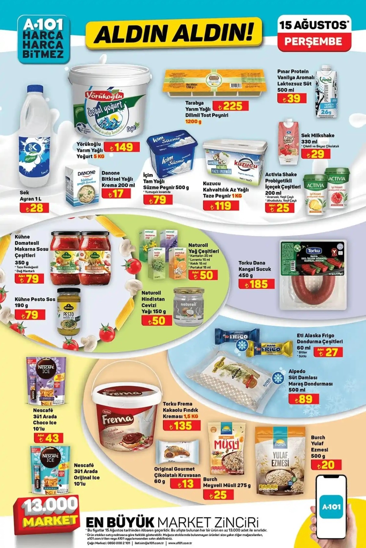15 Ağustos 2024 A101 Güncel Katalog
