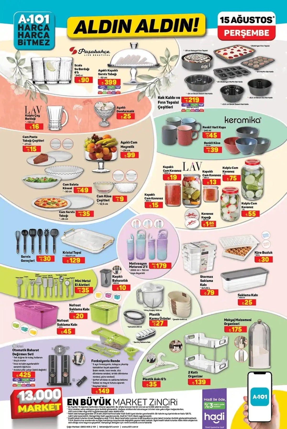15 Ağustos 2024 A101 Güncel Katalog
