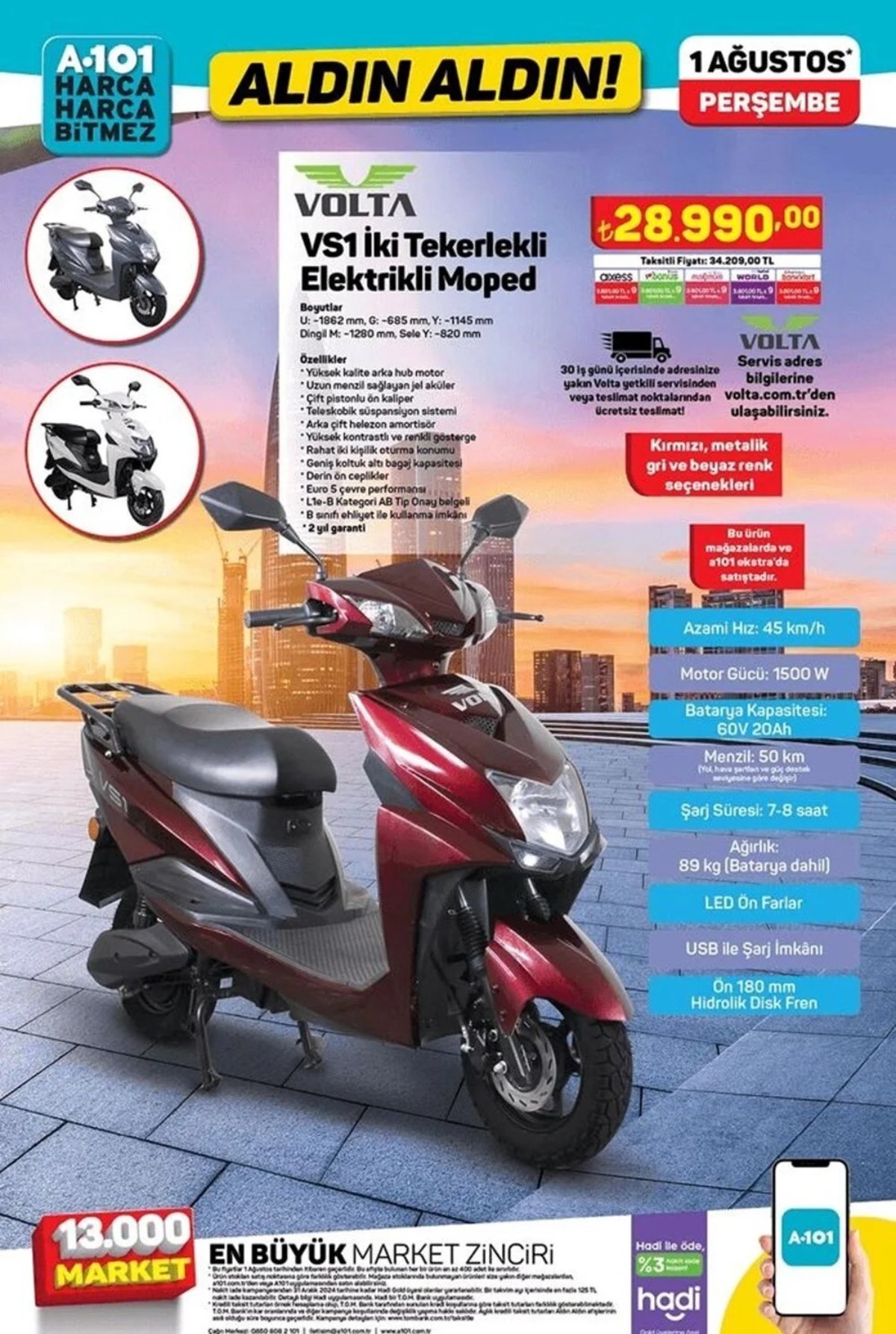A101 1 Ağustos 2024 Kataloğu