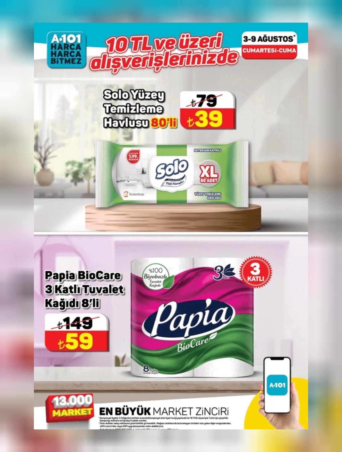 a101 tuvalet kağıdı indirim