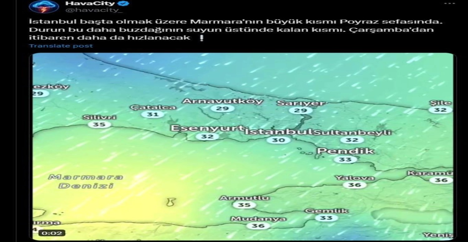 İstanbul Çatalca, Esenyurt, Pendik, Sarıyer ve 5 ilçeye duyuru! Çarşamba günü gelecek!