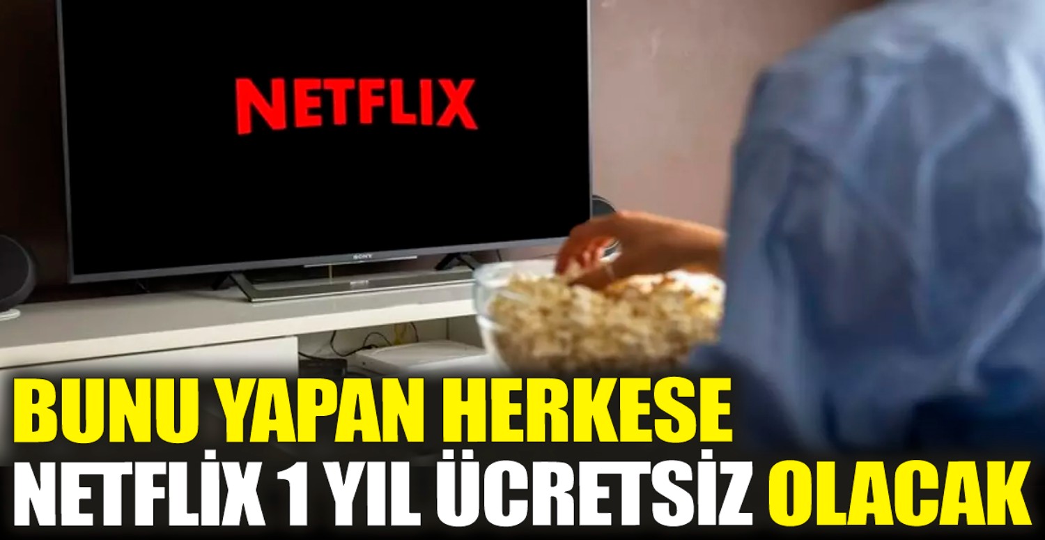 Netflix'e para ödemeye son! Bunu yapana tam 12 ay ücretsiz!