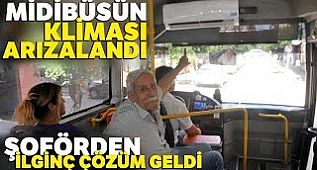Ev Klimasını Midibüste Çalıştırdı