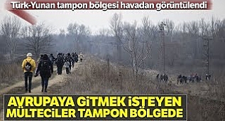 Mültecilerin Edirne Pazarkule Sınır Kapısı'nda; hareketli dakikalar yaşanıyor